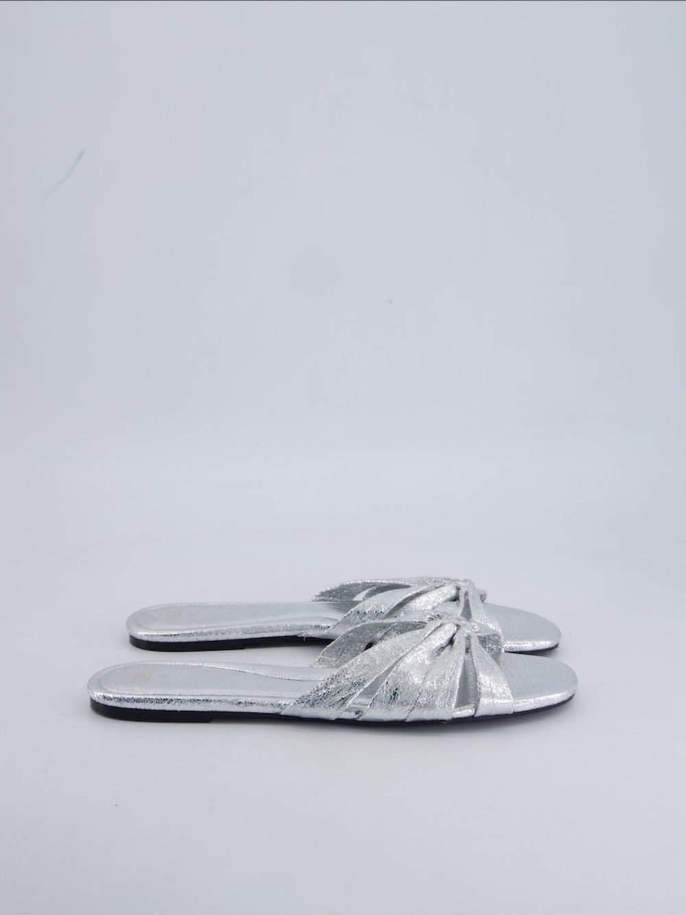 Zara Flat Metallic Sandal - NWT
